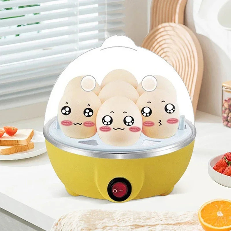 Mini vaporera, cocedor de huevos eléctrico