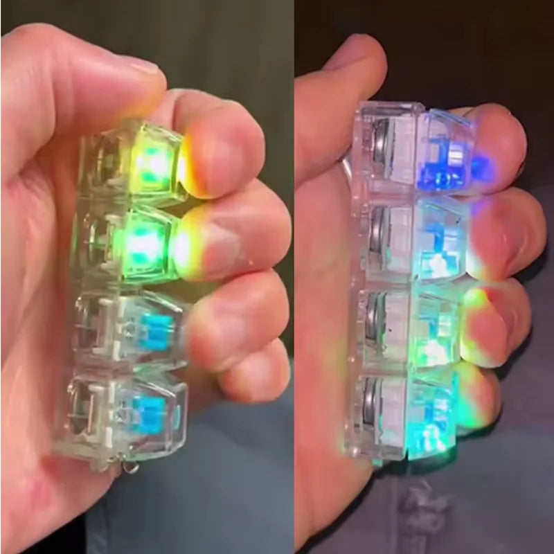 Nuevo llavero con teclado para aliviar el estrés y ansiedad, botones de cuatro dedos, ideal para la oficina, el hogar, adultos y niños.