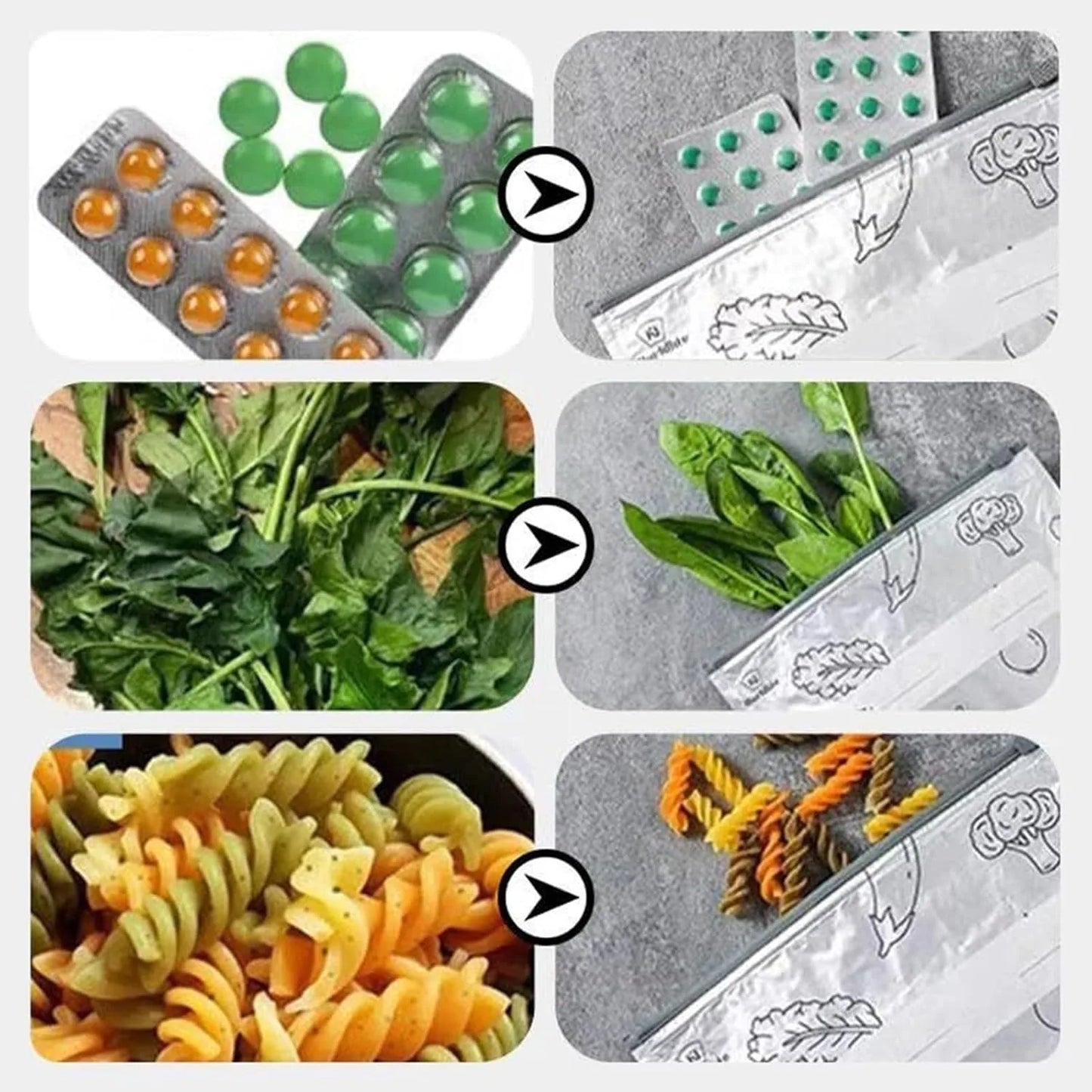Bolsas (30) reutilizables de papel de aluminio con cierre hermético