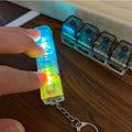 Nuevo llavero con teclado para aliviar el estrés y ansiedad, botones de cuatro dedos, ideal para la oficina, el hogar, adultos y niños.