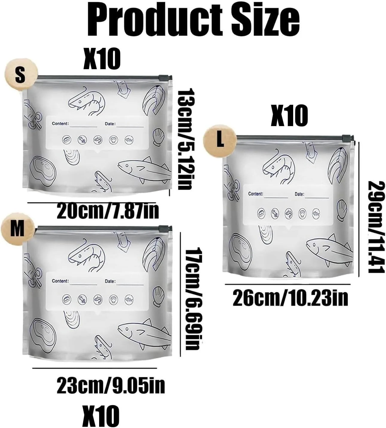 Bolsas (30) reutilizables de papel de aluminio con cierre hermético
